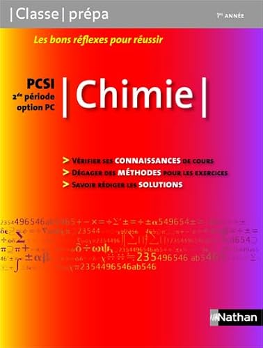 9782091873237: Chimie PCSI 2de priode option PC Classe Prpa