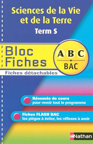 Stock image for BLOC FICHES ABC SVT TERM S for sale by Ammareal