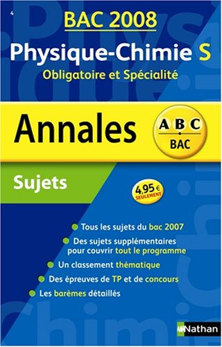 9782091874562: Physique-Chimie S: Sujets