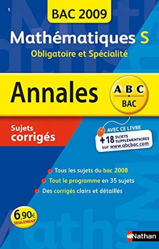 Beispielbild fr ANNAL 09 ABC SUJ COR MATHS S zum Verkauf von Ammareal