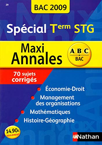 Beispielbild fr MAXI ANNALES TERM STG 2009 zum Verkauf von Ammareal