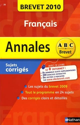 Beispielbild fr Franais 3e : Sujets corrigs zum Verkauf von Ammareal