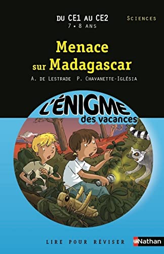 9782091879857: Cahier de vacances - Enigmes vacances Menace sur Madagascar