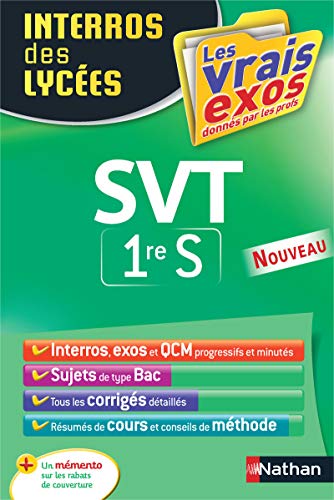 Stock image for Interros des Lyces SVT 1re S for sale by Ammareal