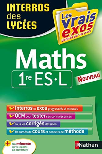 Imagen de archivo de Interros des Lyces Maths 1re ES.L a la venta por medimops