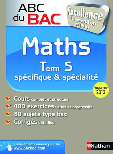 Beispielbild fr ABC BAC EXCELLENCE MATHS TER S zum Verkauf von Ammareal