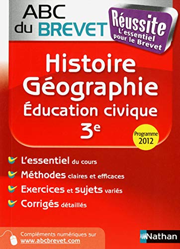 Stock image for ABC BREVET REUSSITE HIST-GEO 3 for sale by Ammareal