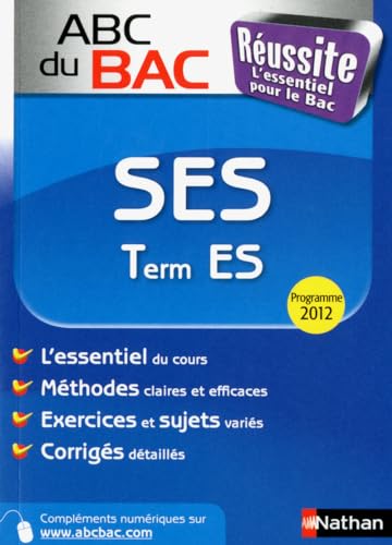 9782091883779: ABC DU BAC REUSSITE SES TER ES