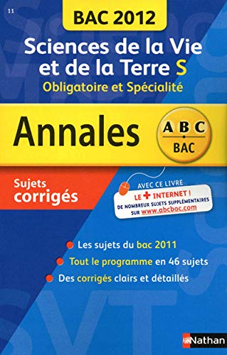Stock image for ANNALES BAC 2012 SVT TS OBLI + DURAND, CHRISTOPHE et LALEVEE, FREDERIC for sale by BIBLIO-NET