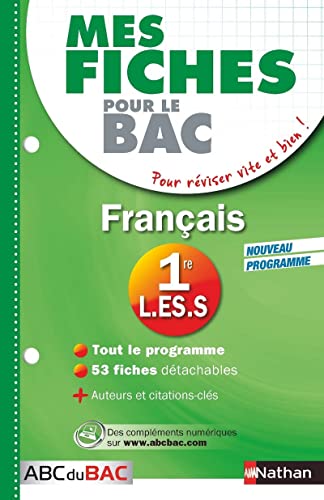 Beispielbild fr Mes Fiches ABC du BAC Franais 1re L.ES.S zum Verkauf von Librairie Th  la page