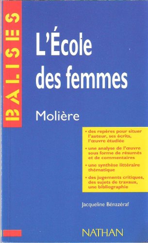 Beispielbild fr L'cole des femmes, Molire zum Verkauf von medimops