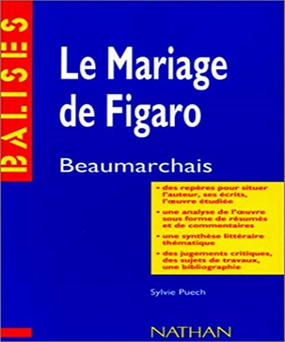 Le Mariage De Figaro (French Edition) (9782091886145) by Beaumarchais, Pierre Augustin Caron De