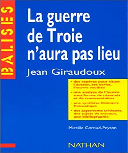 Imagen de archivo de La Guerre de Troie n'aura pas lieu a la venta por Ammareal