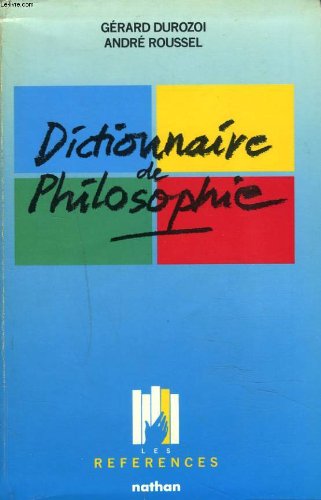 Imagen de archivo de Dictionnaire de Philosophie a la venta por LibrairieLaLettre2