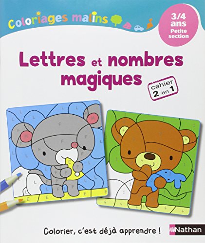 Beispielbild fr Coloriages Malins - Lettres et nombres magiques PS zum Verkauf von medimops