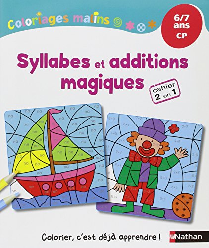 Beispielbild fr Coloriages Malins - Syllabes et additions magiques CP zum Verkauf von Ammareal