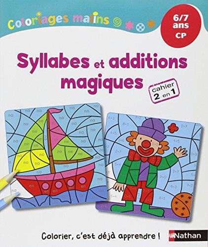 Imagen de archivo de Coloriages Malins - Syllabes et additions magiques CP a la venta por Ammareal