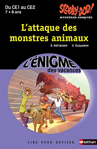 9782091891576: Cahier de vacances - Enigmes Scooby-Doo L'attaque des monstres animaux CE1 - CE2