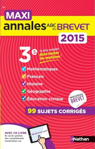 Stock image for Maxi annales 3e: Sujets corrig�s