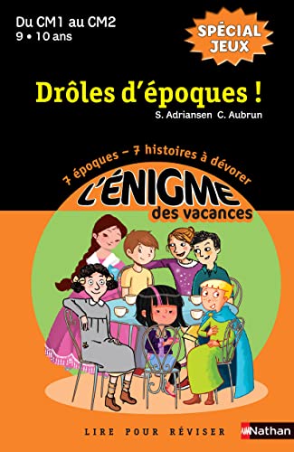 Beispielbild fr Cahier de vacances - Enigmes Drles d'Epoques ! Spcial Jeux du CM1 au CM2 zum Verkauf von medimops