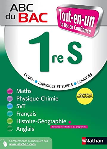 Imagen de archivo de ABC du BAC Tout-en-un 1re S Cahen, Franoise; Cahen-Pinon, Franoise; Carpentier, Tania; Marteau-Bazouni, Karine; Marzin, Servane; Rajot, Alain; Ratao, Isabelle et Riggi, Georges a la venta por BIBLIO-NET