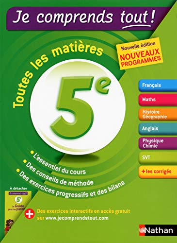 Stock image for Je comprends tout - Tout en un 5me for sale by medimops