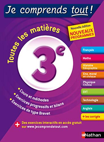 Stock image for Toutes les matires 3e for sale by Revaluation Books