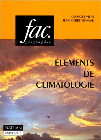 Stock image for Elments De Climatologie for sale by RECYCLIVRE