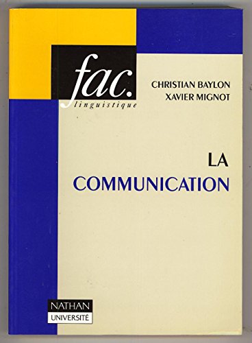 9782091900810: La Communication