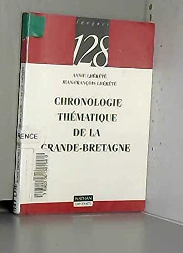 Beispielbild fr Chronologie thmatique de la Grande-Bretagne zum Verkauf von Ammareal