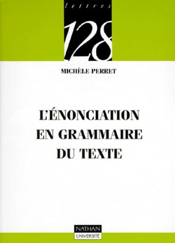 Imagen de archivo de L'nonciation en grammaire du texte a la venta por Ammareal