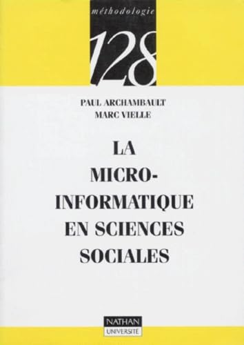 Stock image for La micro-informatique en sciences sociales for sale by medimops