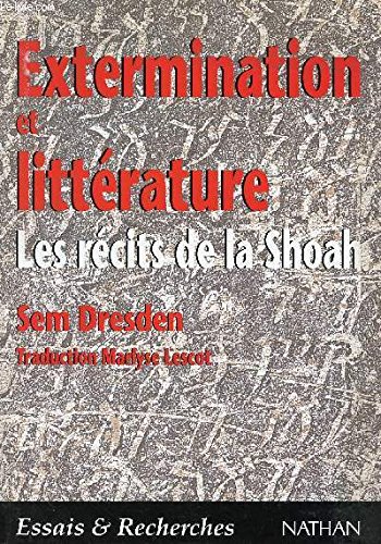 Immagine dell'editore per Extermination et littrature : Les rcits de la Shoah venduto da medimops