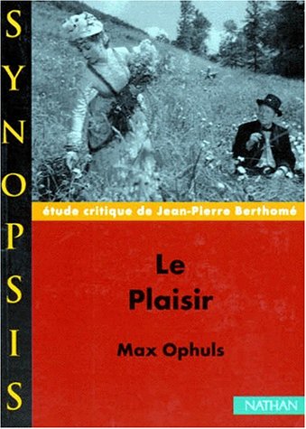 Beispielbild fr Le Plaisir" de Max Ophuls, tude critique zum Verkauf von medimops