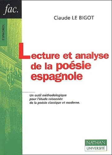 Beispielbild fr Lecture et analyse de la posie espagnole zum Verkauf von medimops