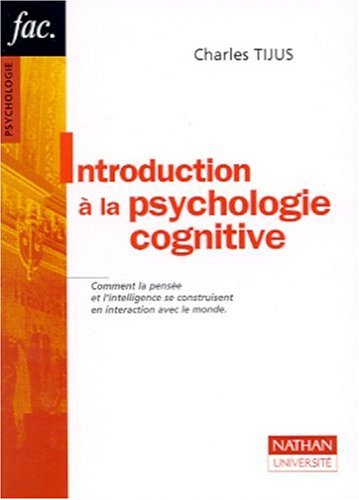 Stock image for Introduction  la psychologie cognitive for sale by Ammareal