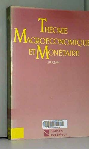 THEORIE MACRO-ECONOMIQUE ET MONETAIRE DEUG