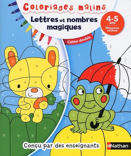 Beispielbild fr Coloriages malins Duo Lettres et nombres magiques MS: Cahier double zum Verkauf von AwesomeBooks