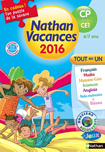 Stock image for Nathan Vacances primaire - Du CP vers le CE1 for sale by Ammareal
