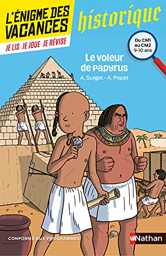 Imagen de archivo de Le voleur de papyrus - L'nigme des vacances - CM1 vers CM2 - 9/10 ans a la venta por Ammareal