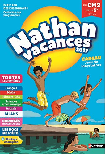 9782091931890: Nathan Vacances 2017 primaire - Du CM2 vers la 6me - Cahier de vacances