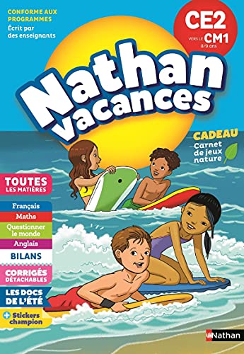 Stock image for Nathan Vacances Primaire CE2 vers le CM1 8/9 ans for sale by Better World Books