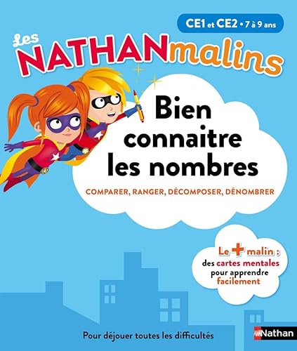 9782091932873: Maths : bien connatre les nombres au CE1 et CE2 - Nathan Malins 7/9 ans: CE1 - CE2
