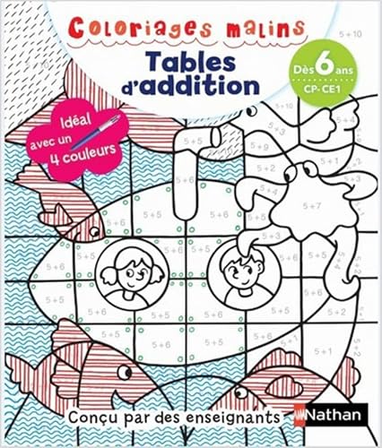 Imagen de archivo de Coloriages magiques Primaire - Pour apprendre les tables d'addition en coloriant - CP/CE1 ds 6 ans a la venta por Librairie Th  la page