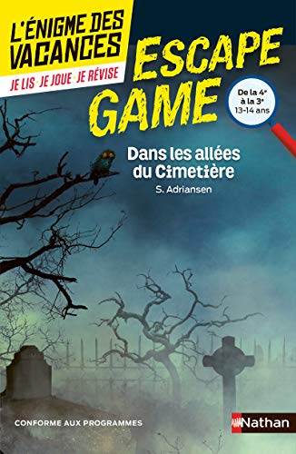 Beispielbild fr Enigme des vacances - Escape game - Dans les alles du cimetire - 4e/3e Adriansen, Sophie et Ronzeau, Romain zum Verkauf von BIBLIO-NET