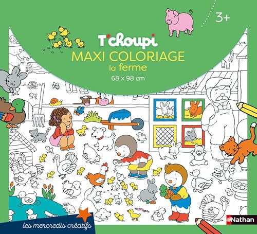 

T'choupi maxi coloriage la ferme