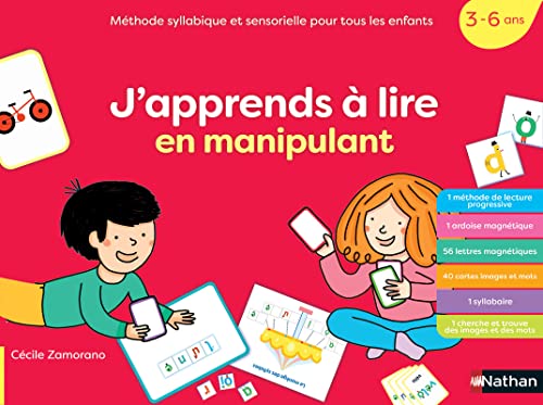 Imagen de archivo de Coffret Mthode de lecture: J'apprends  lire en manipulant (3-6 ans) a la venta por Gallix