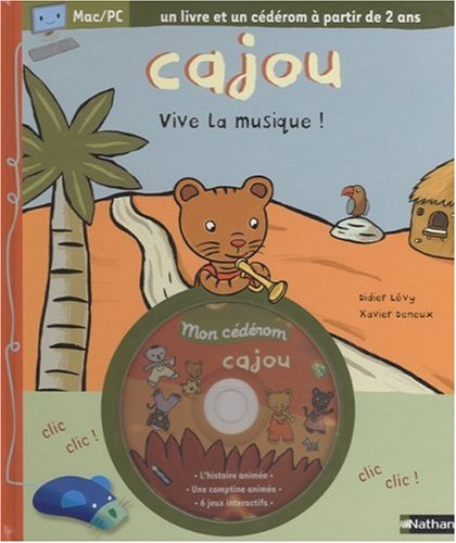 Stock image for CAJOU VIVE LA MUSIQUE LIVRE CD for sale by Ammareal
