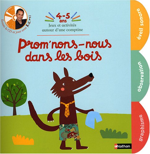 Imagen de archivo de Promenons nous dans les bois 4/5 ans + cd - Nathan jeunesse a la venta por medimops