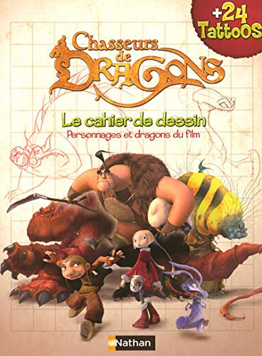 9782092519325: Chasseurs de Dragons: Le cahier de dessin, Livre tattoos